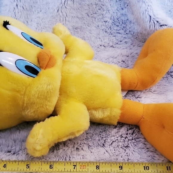 Looney Toons tweety plush with bucket hat 1998 - Picture 7 of 7